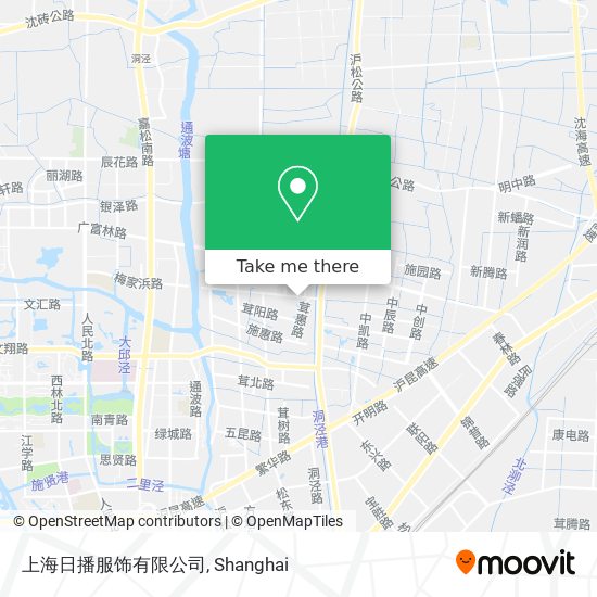 上海日播服饰有限公司 map