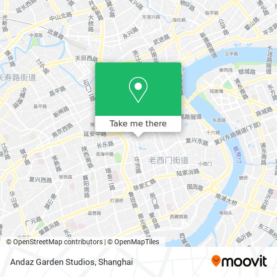 Andaz Garden Studios map