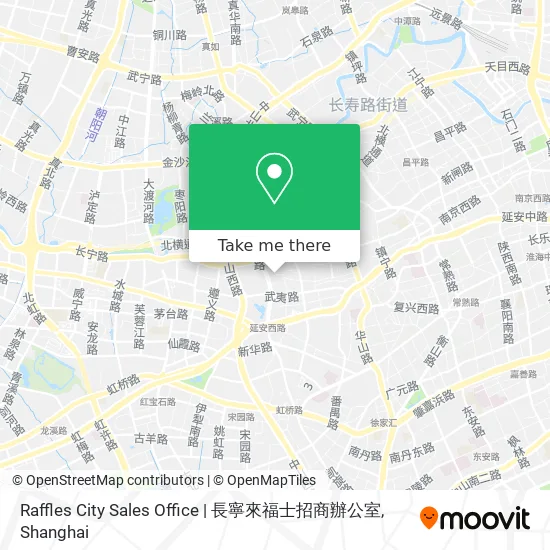 Raffles City Sales Office | 長寧來福士招商辦公室 map