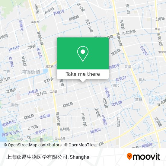 上海欧易生物医学有限公司 map