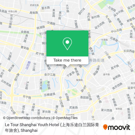 Le Tour Shanghai Youth Hotel (上海乐途白兰国际青年旅舍) map