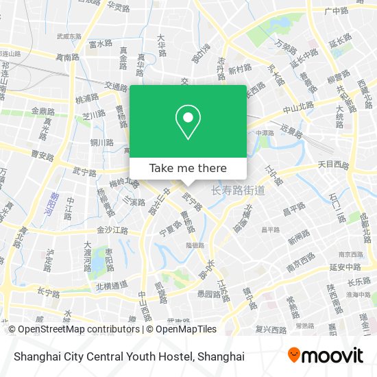 Shanghai City Central Youth Hostel map