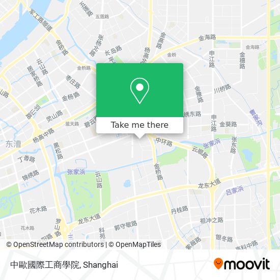 中歐國際工商學院 map