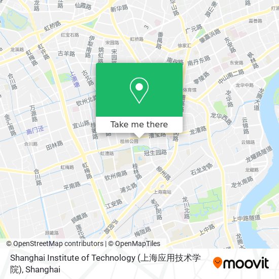 Shanghai Institute of Technology (上海应用技术学院) map