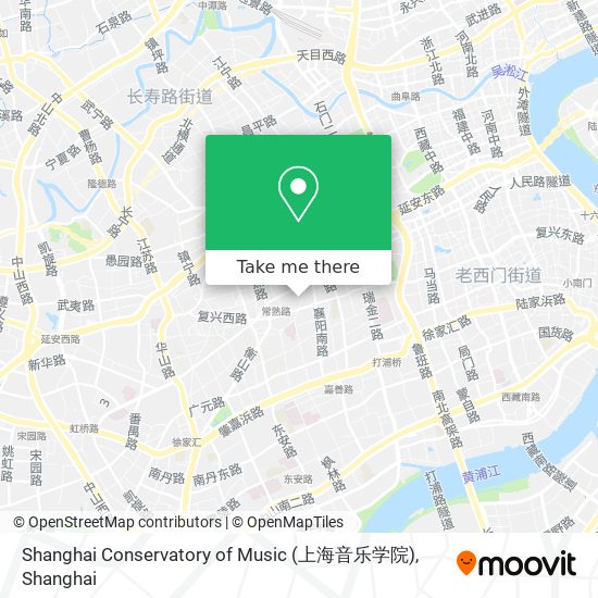Shanghai Conservatory of Music (上海音乐学院) map