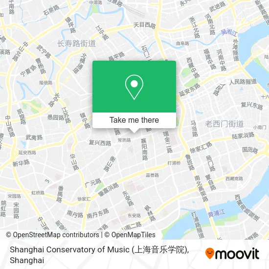 Shanghai Conservatory of Music (上海音乐学院) map