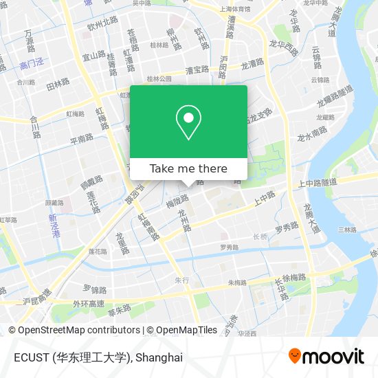 ECUST (华东理工大学) map