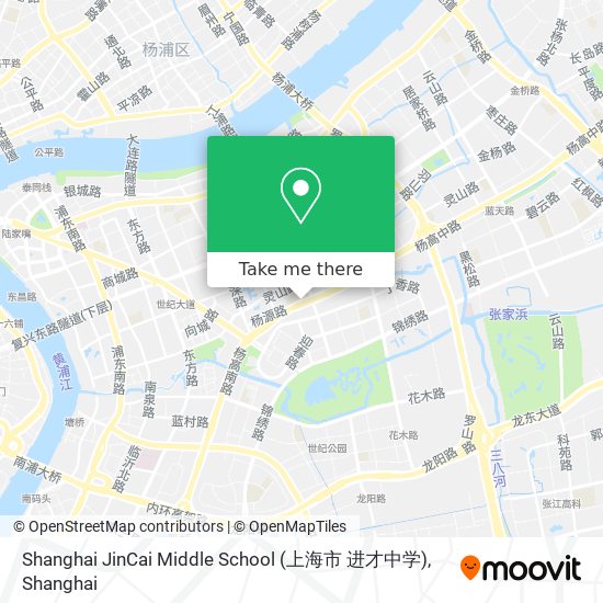 Shanghai JinCai Middle School (上海市 进才中学) map