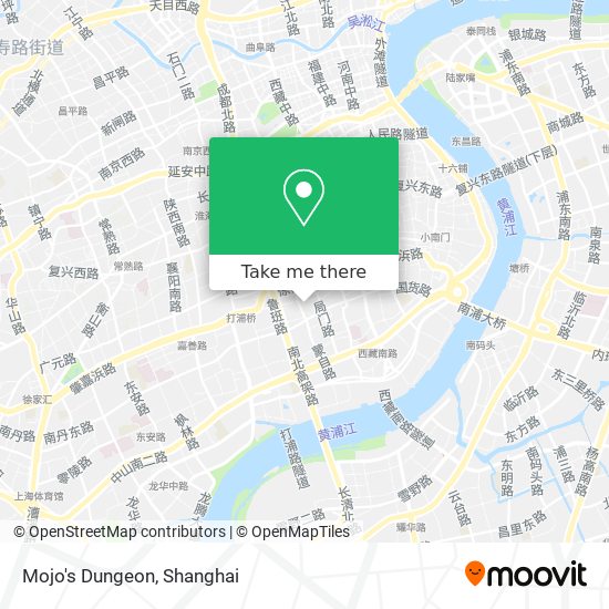 Mojo's Dungeon map