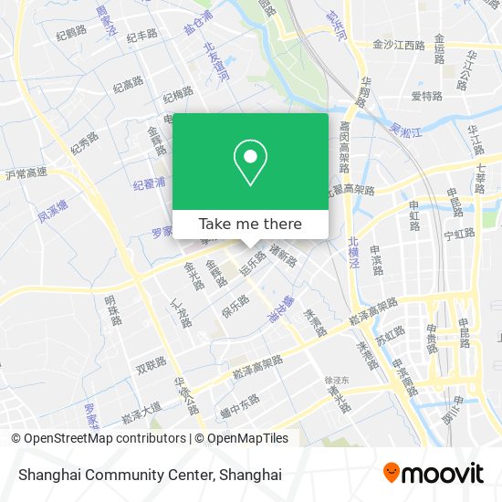 Shanghai Community Center map