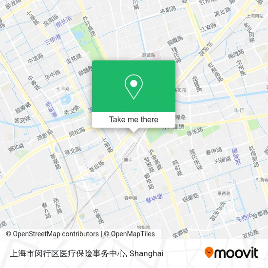 上海市闵行区医疗保险事务中心 map