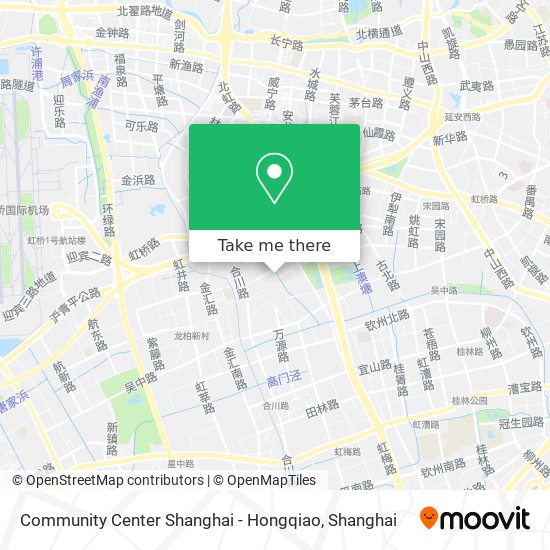 Community Center Shanghai - Hongqiao map