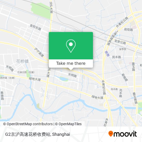 G2京沪高速花桥收费站 map