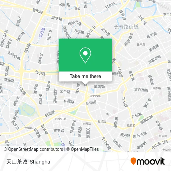 天山茶城 map