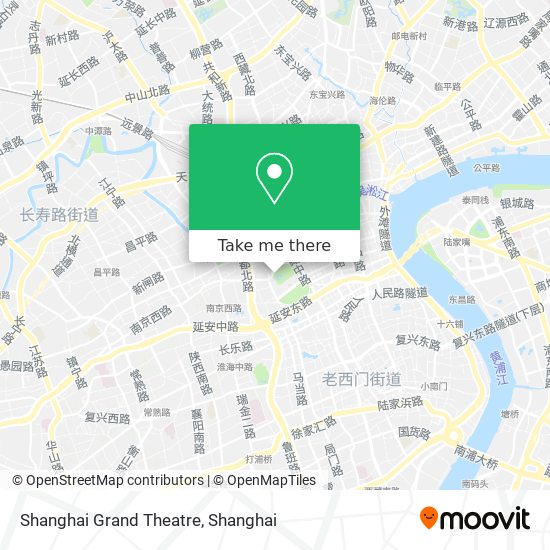 Shanghai Grand Theatre map