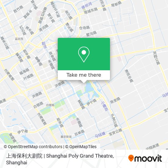 上海保利大剧院 | Shanghai Poly Grand Theatre map