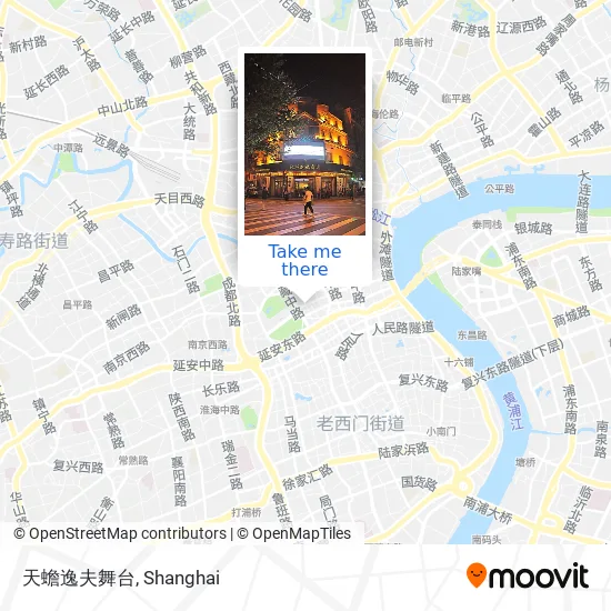 天蟾逸夫舞台 map