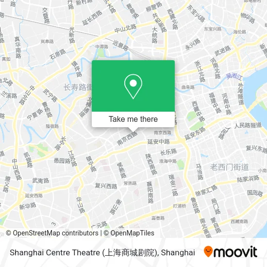 Shanghai Centre Theatre (上海商城剧院) map