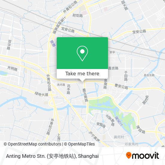 Anting Metro Stn. (安亭地铁站) map