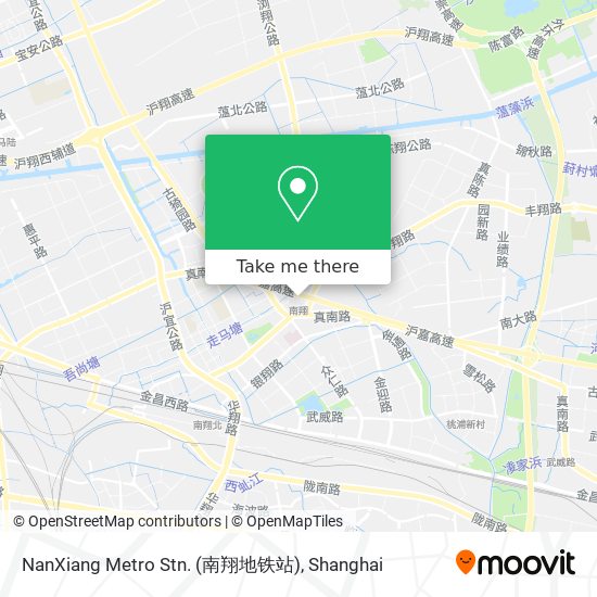 NanXiang Metro Stn. (南翔地铁站) map
