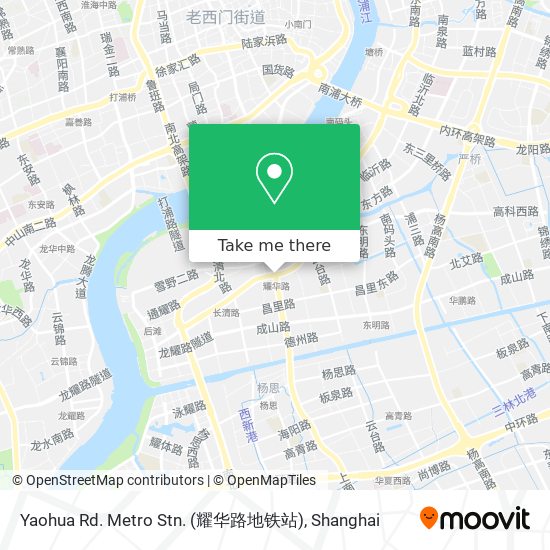 Yaohua Rd. Metro Stn. (耀华路地铁站) map