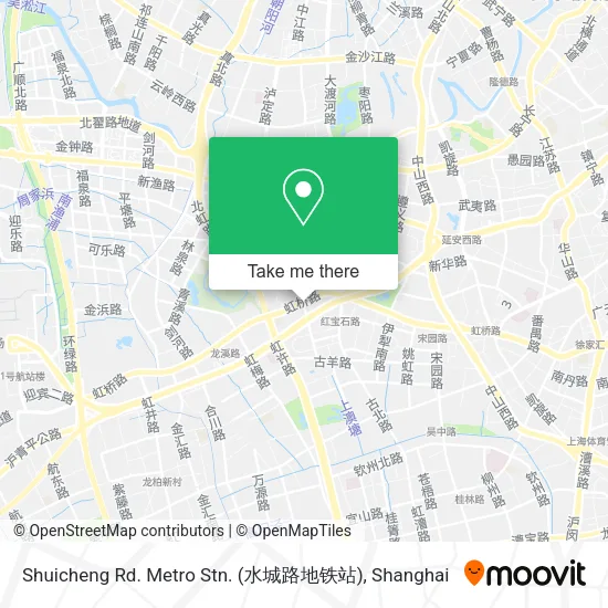 Shuicheng Rd. Metro Stn. (水城路地铁站) map