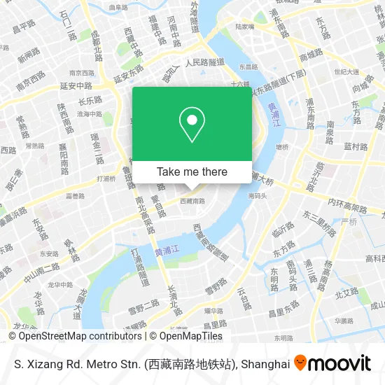 S. Xizang Rd. Metro Stn. (西藏南路地铁站) map