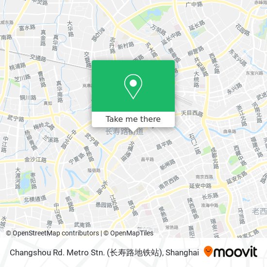Changshou Rd. Metro Stn. (长寿路地铁站) map