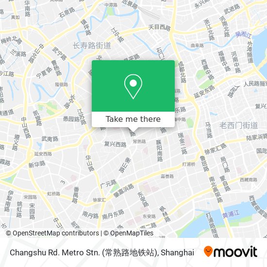 Changshu Rd. Metro Stn. (常熟路地铁站) map