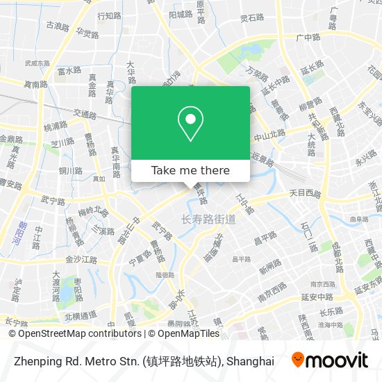 Zhenping Rd. Metro Stn. (镇坪路地铁站) map