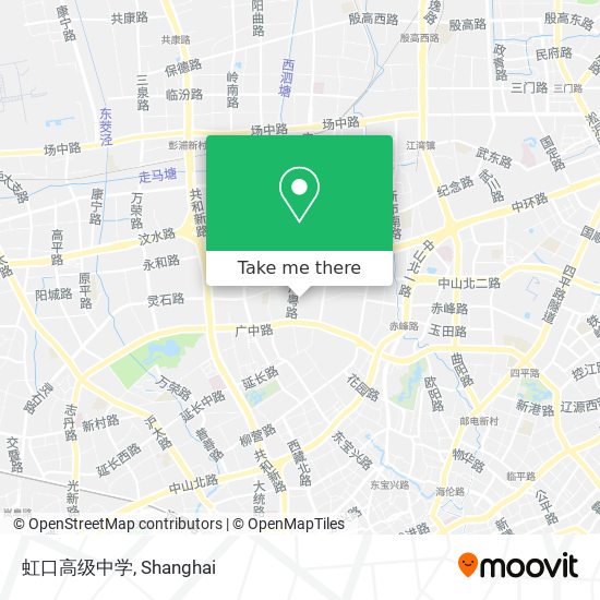 虹口高级中学 map