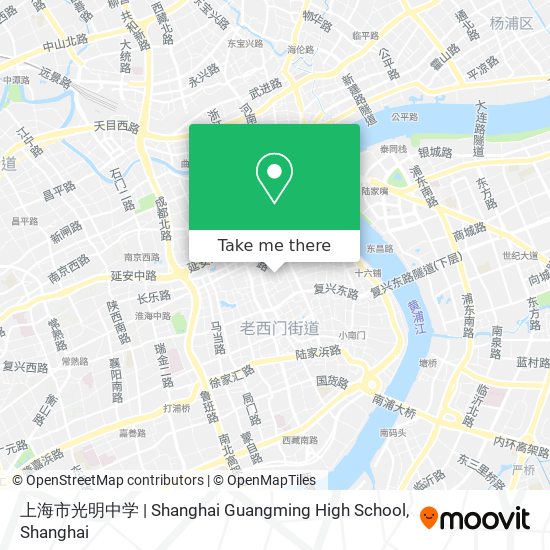 上海市光明中学 | Shanghai Guangming High School map