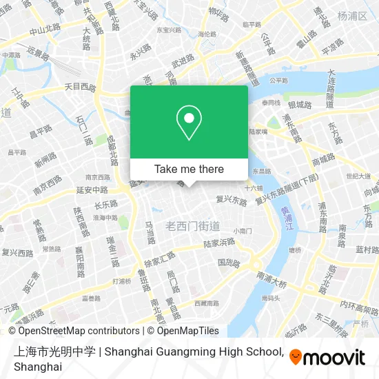 上海市光明中学 | Shanghai Guangming High School map