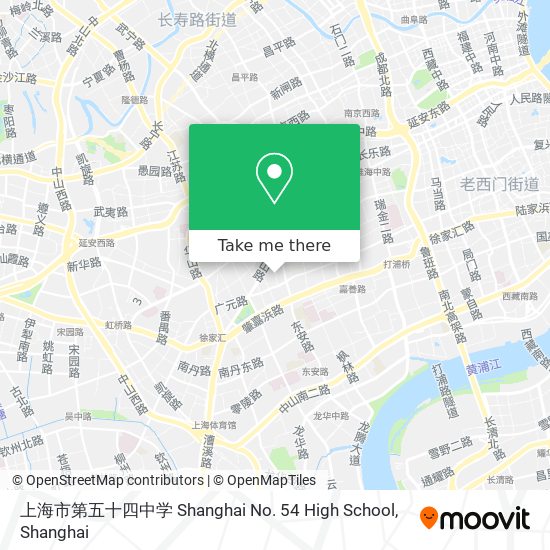 上海市第五十四中学 Shanghai No. 54 High School map