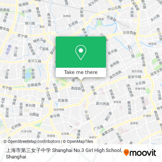 上海市第三女子中学 Shanghai No.3 Girl High School map