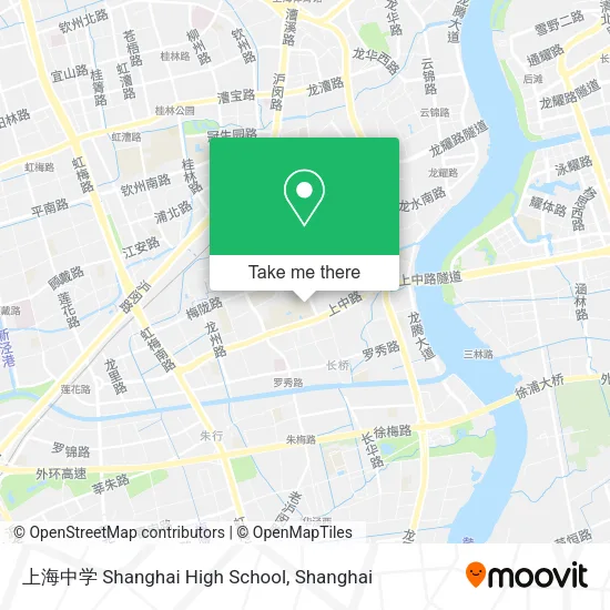 上海中学 Shanghai High School map