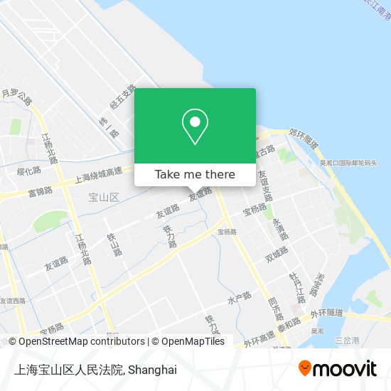 上海宝山区人民法院 map