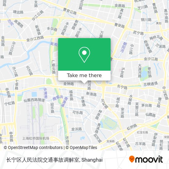 长宁区人民法院交通事故调解室 map