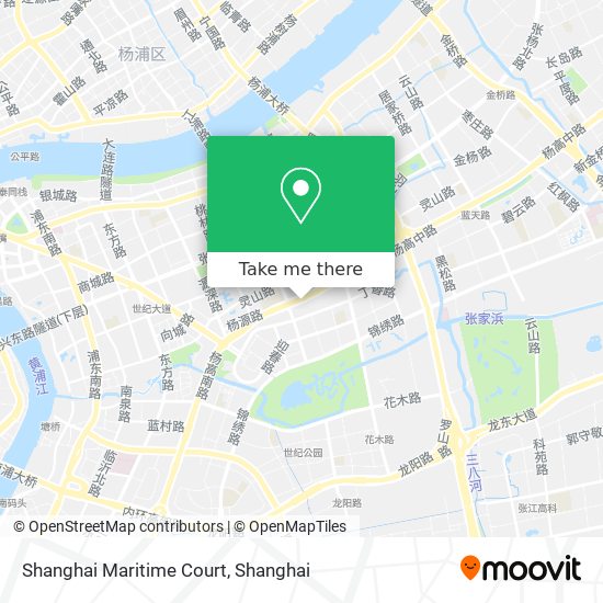 Shanghai Maritime Court map