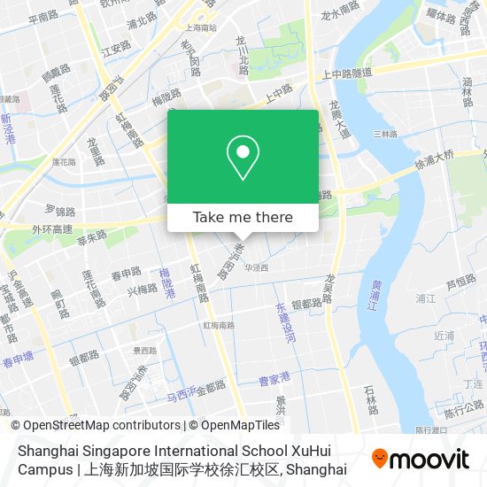 Shanghai Singapore International School XuHui Campus | 上海新加坡国际学校徐汇校区 map