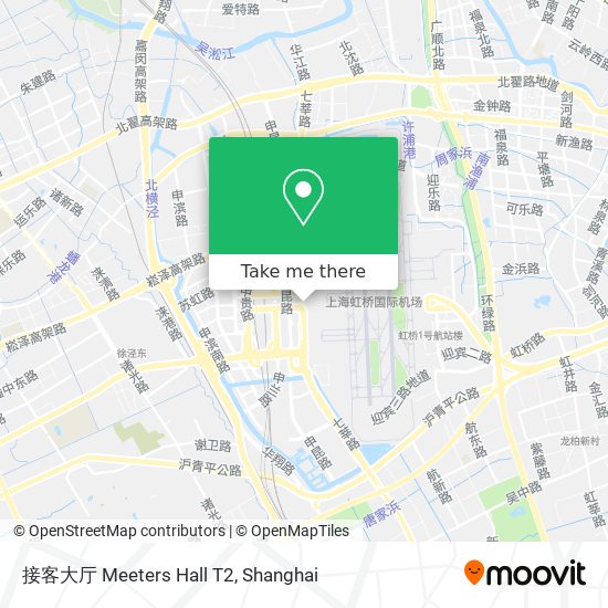 接客大厅 Meeters Hall T2 map