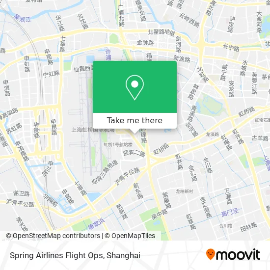 Spring Airlines Flight Ops map
