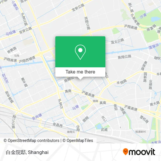 白金院邸 map