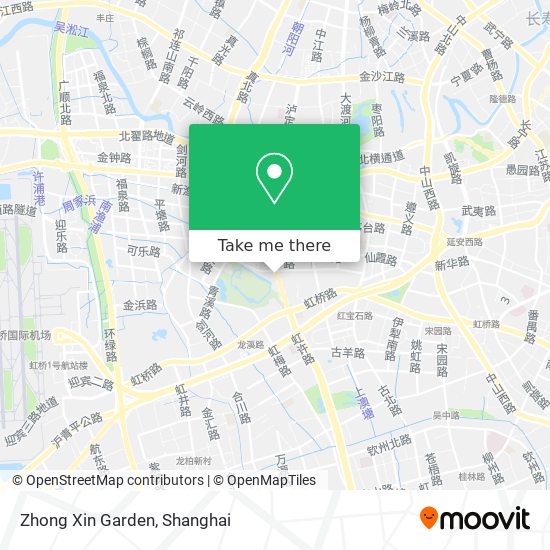 Zhong Xin Garden map