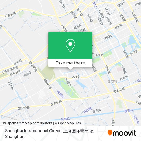 Shanghai International Circuit 上海国际赛车场 map