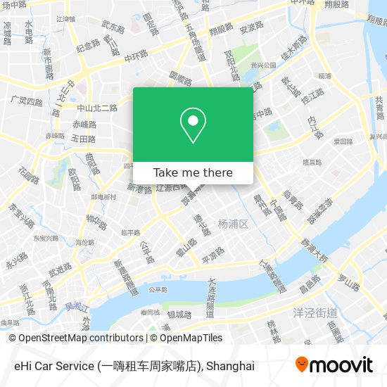 eHi Car Service (一嗨租车周家嘴店) map