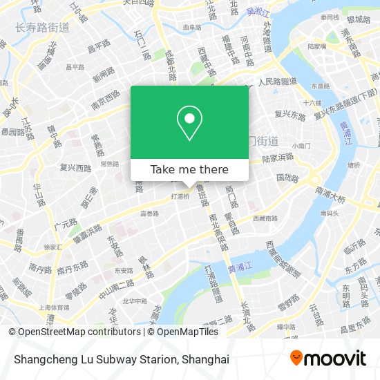 Shangcheng Lu Subway Starion map