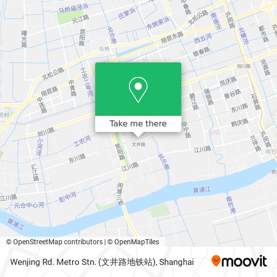 Wenjing Rd. Metro Stn. (文井路地铁站) map