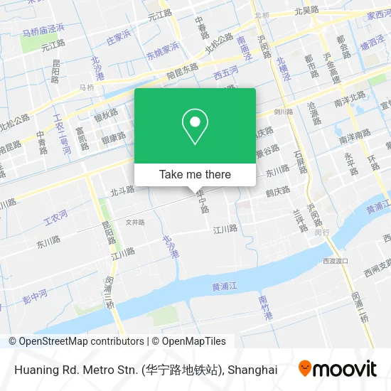 Huaning Rd. Metro Stn. (华宁路地铁站) map