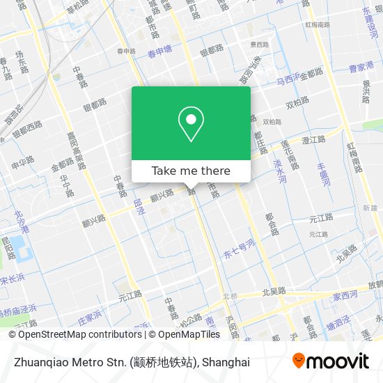 Zhuanqiao Metro Stn. (颛桥地铁站) map